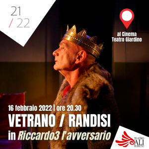 Vetrano Randisi - Riccardo3 - Teatro delle Ali Breno - Foto Luca del Pia